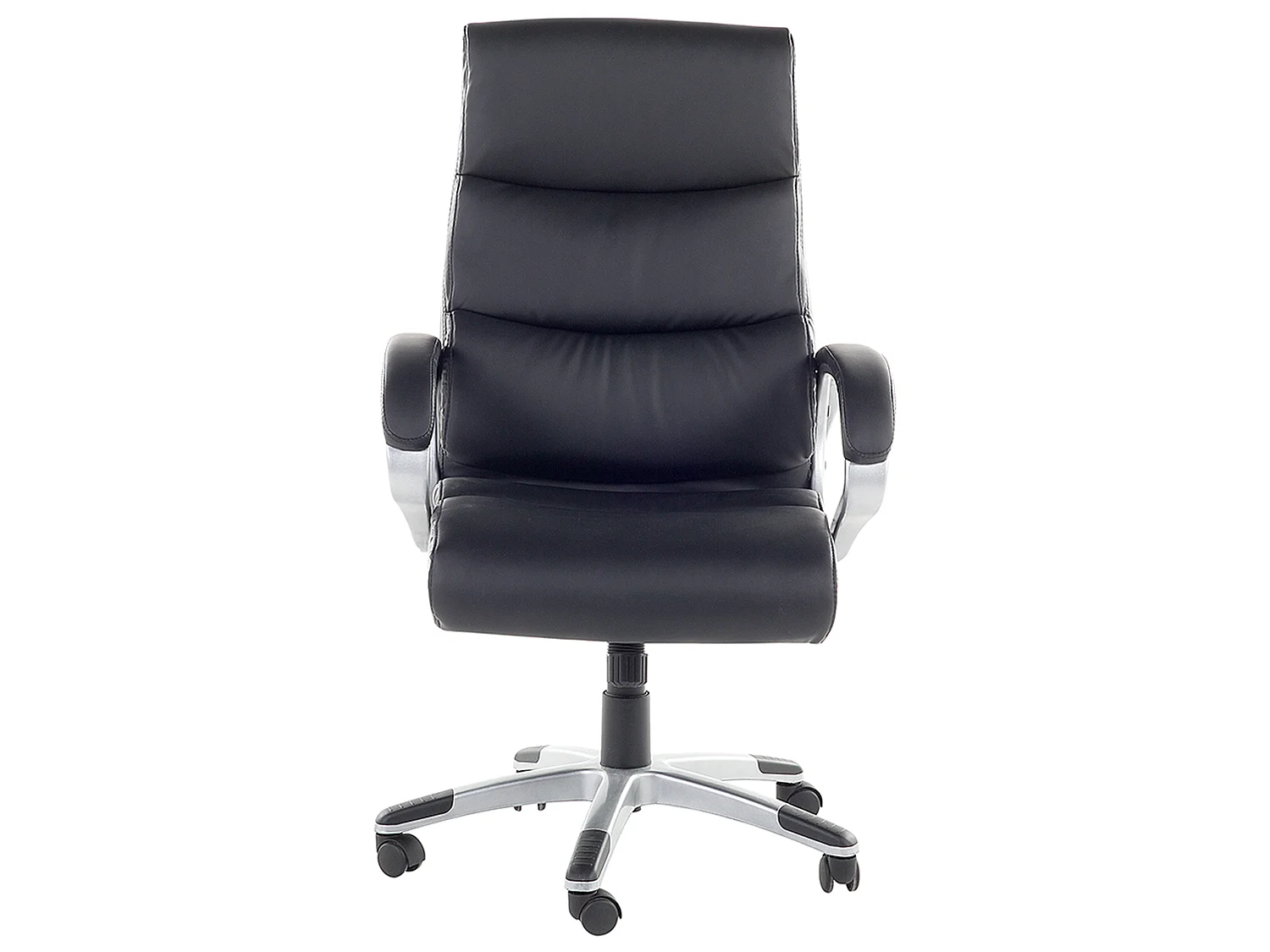 Bureaustoel leer zwart KING