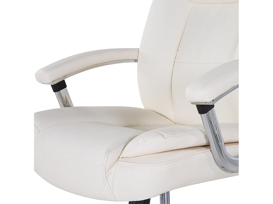 Fauteuil de bureau ADVANCE Cuir PU Beige clair