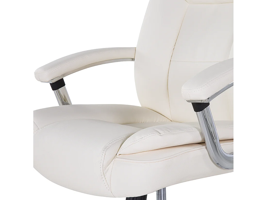 Directeursstoel Draaibaar ADVANCE Kunstleer Lichtbeige