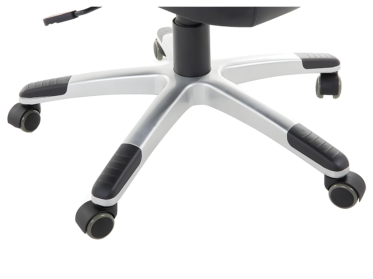 Bürostuhl schwarz / hellbraun höhenverstellbar PRINCE