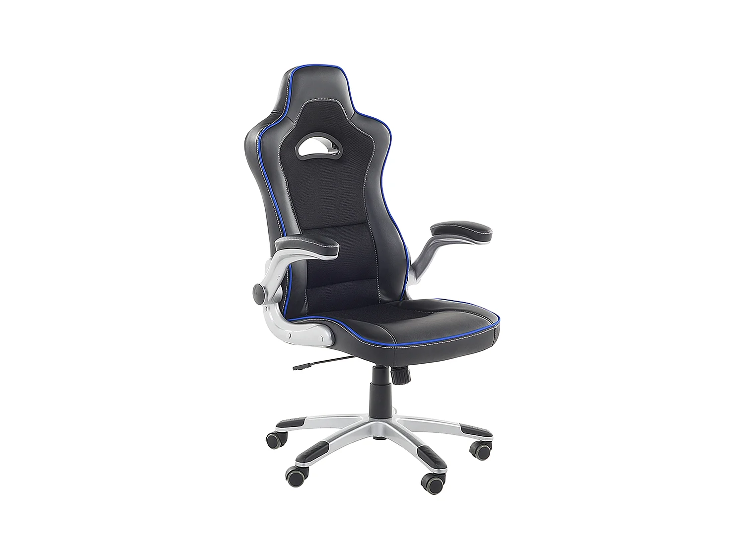 Fauteuil de bureau Cuir PU Bleu MASTER