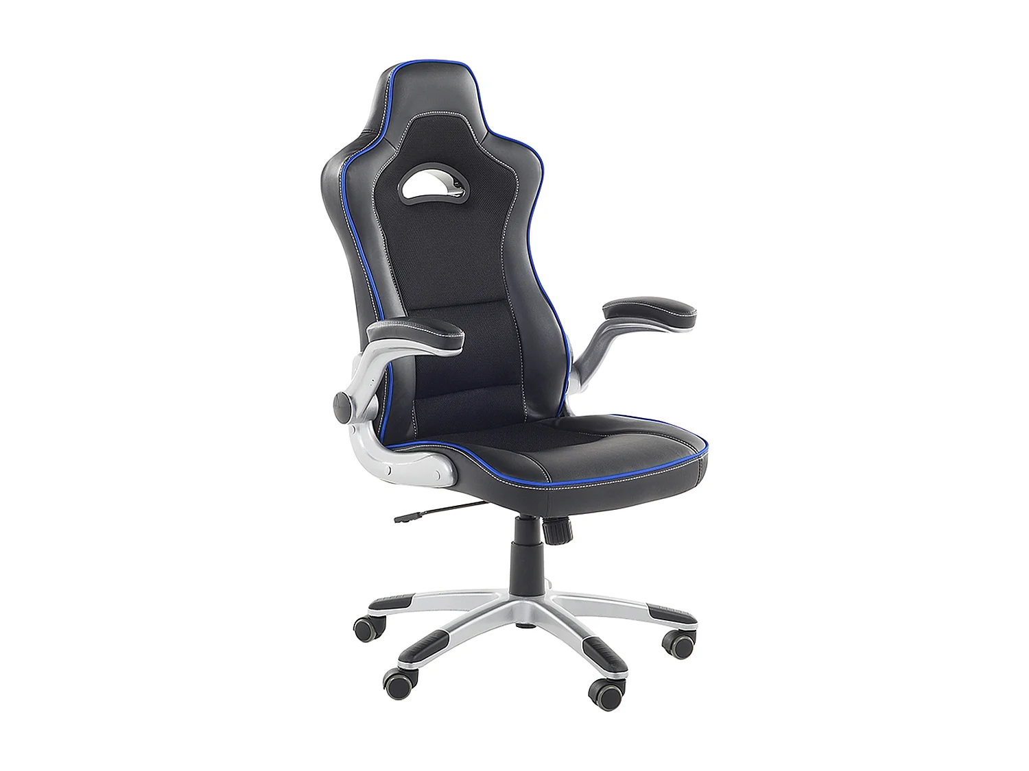 Fauteuil de bureau Cuir PU Bleu MASTER
