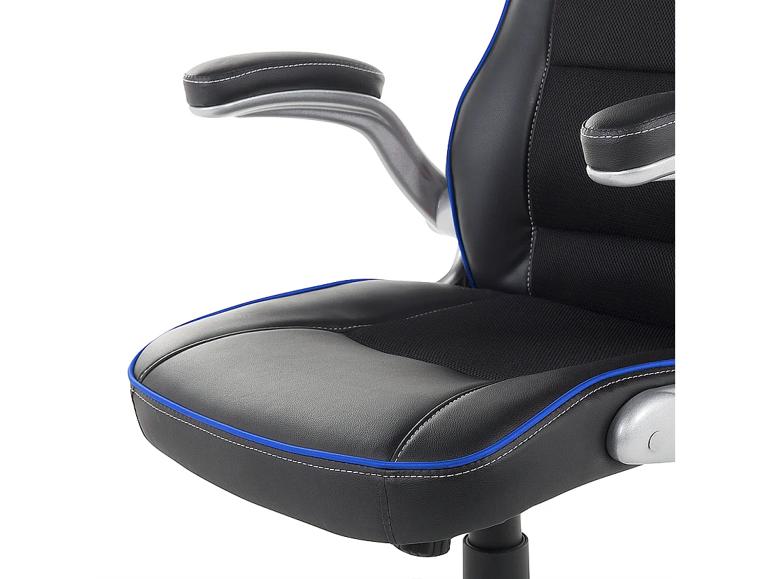 Fauteuil de bureau Cuir PU Bleu MASTER
