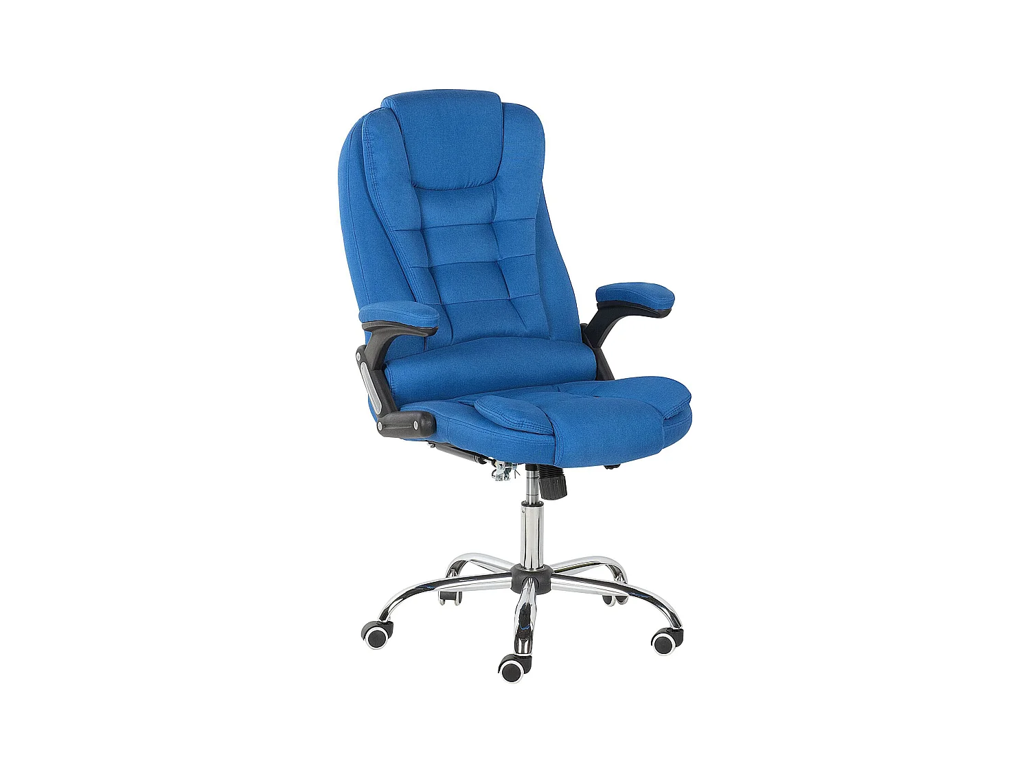 Bürostuhl blau höhenverstellbar Kunststoff Metall moderner Stil Royal
