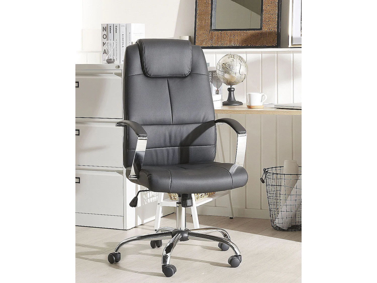Fauteuil de bureau WINNER Cuir PU Noir