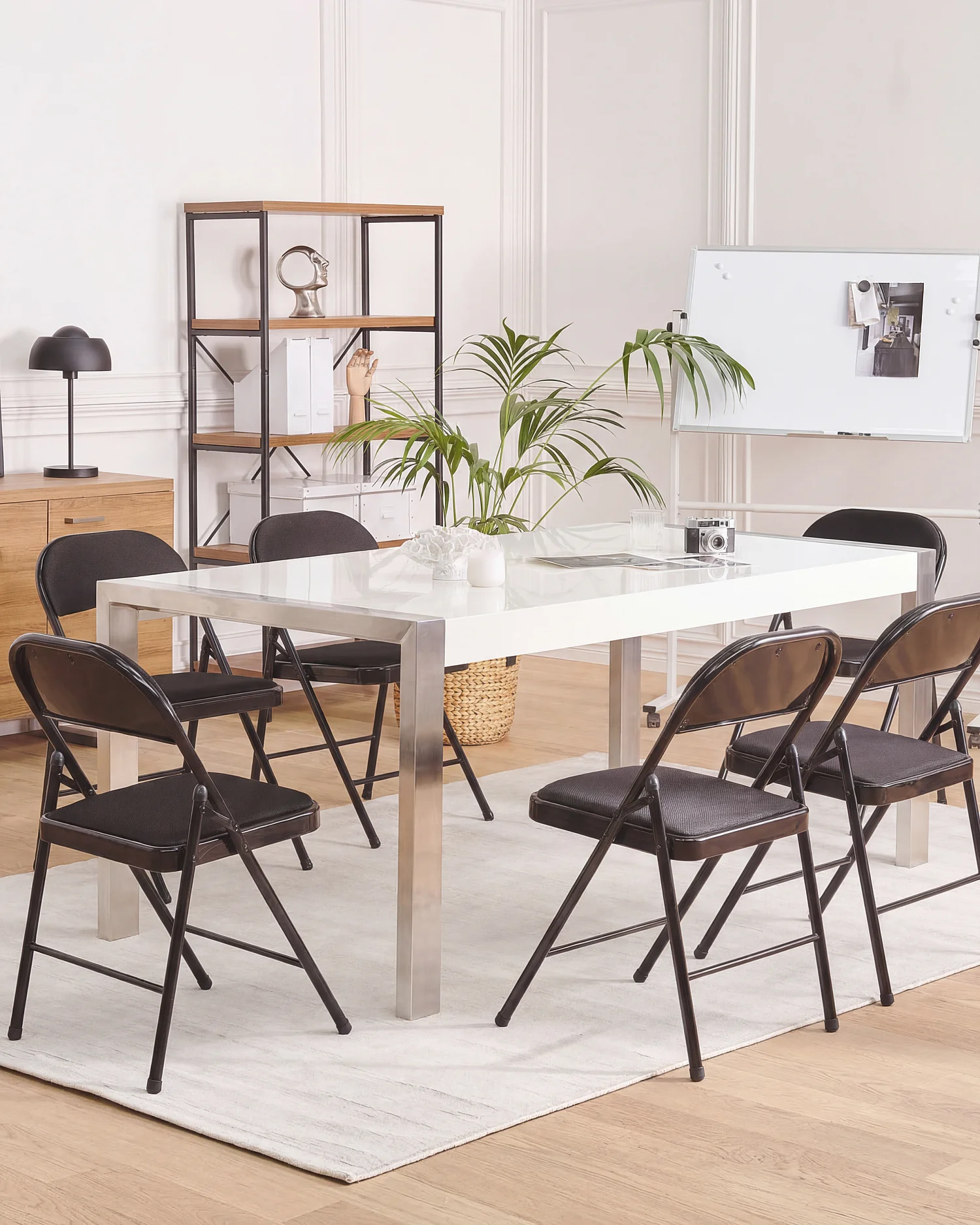 Lot de 4 chaises pliantes SPARKS Noir