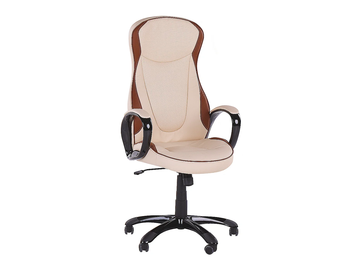 Krzesło dyrektorskie Obrotowy FELICITY Ekoskóra Beżowy