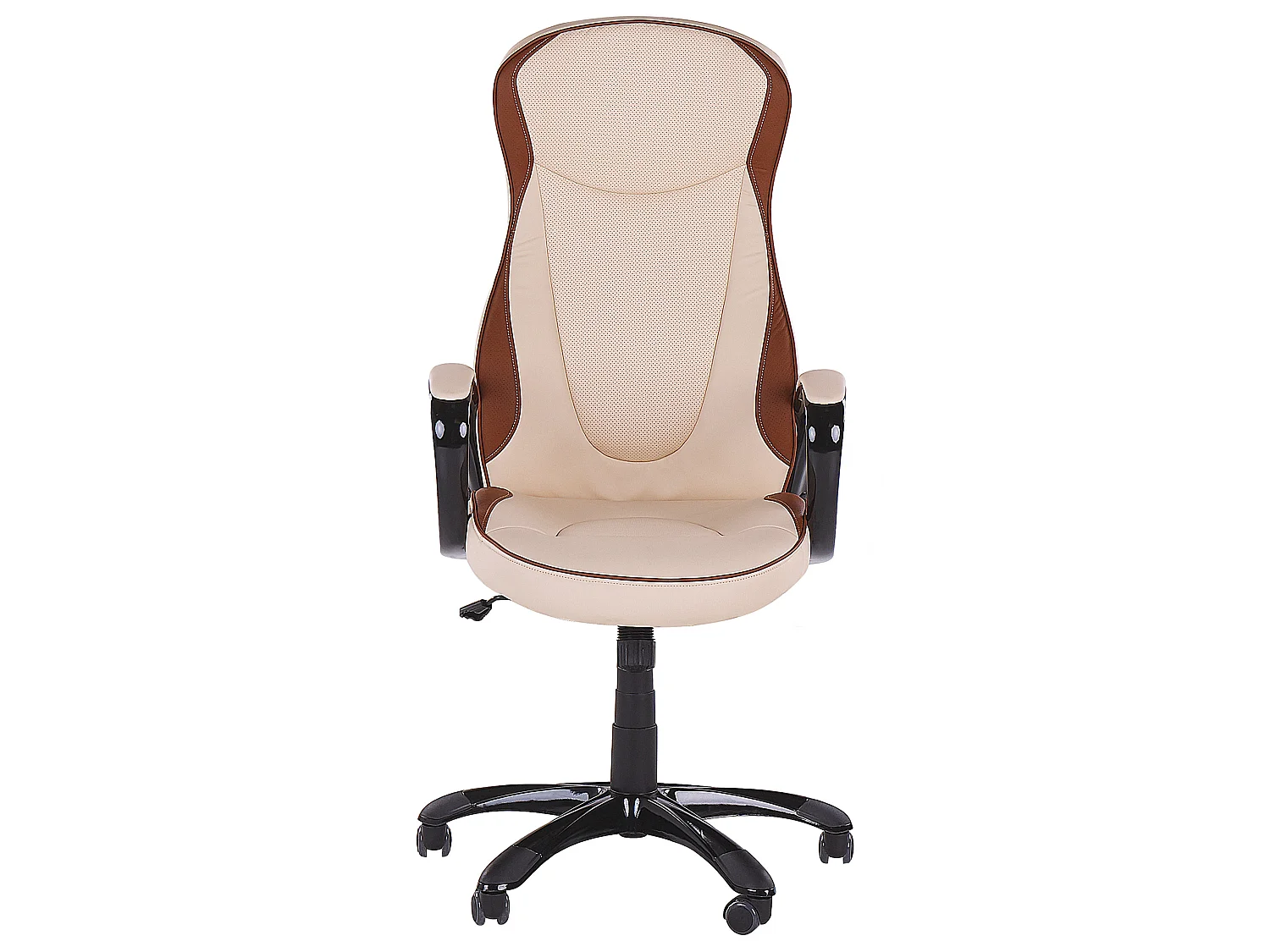 Chefsessel drehbar FELICITY Kunstleder Beige
