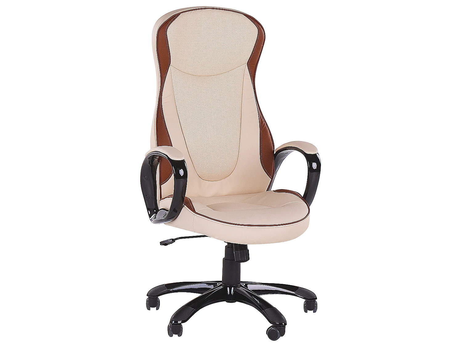 Chefsessel drehbar FELICITY Kunstleder Beige