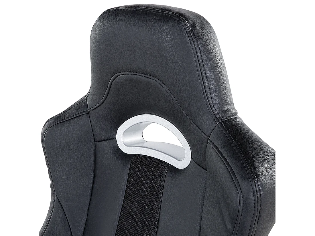 Chaise de bureau ADVENTURE Cuir PU Noir