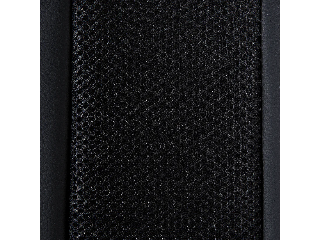 Bürostuhl drehbar ADVENTURE Kunstleder Schwarz