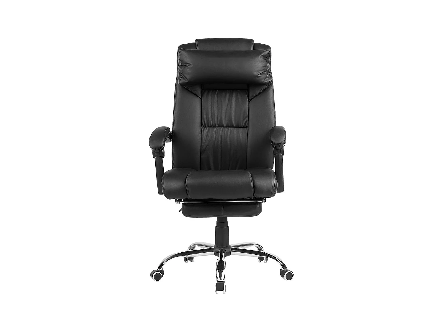Silla ejecutiva LUXURY Piel sintética Negro