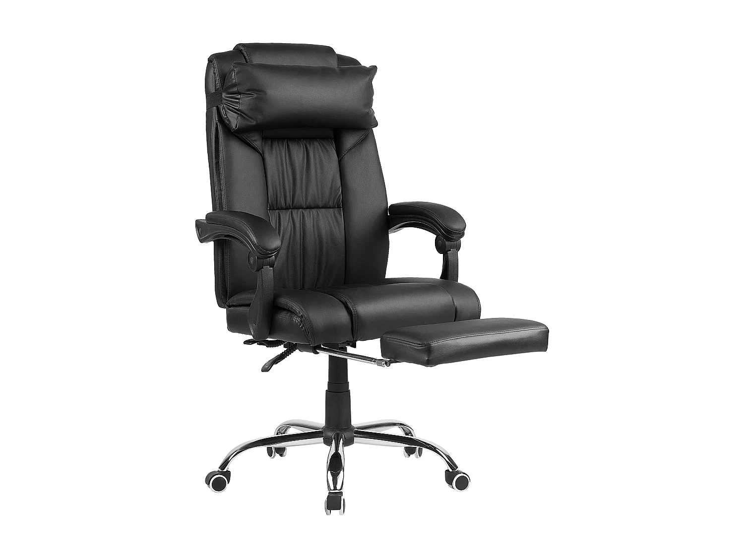 Fauteuil de bureau LUXURY Cuir PU Noir
