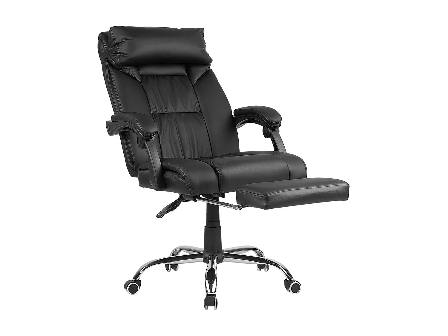 Fauteuil de bureau LUXURY Cuir PU Noir