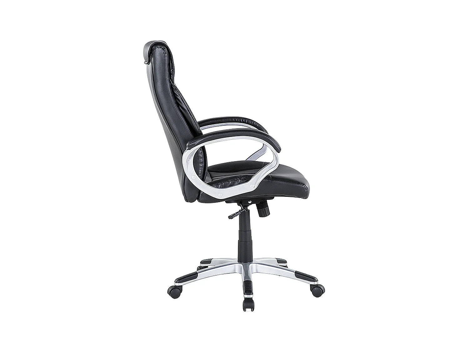 Directeursstoel Draaibaar TRIUMPH Kunstleer Zwart