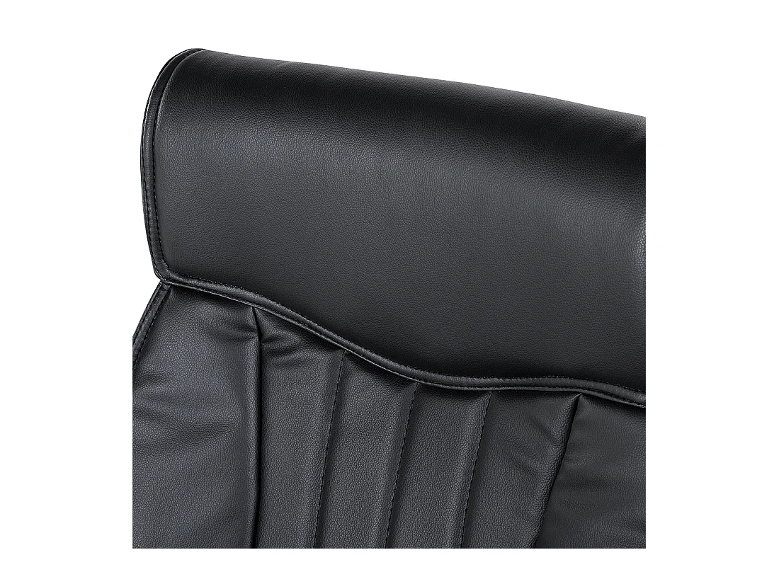 Directeursstoel Draaibaar TRIUMPH Kunstleer Zwart