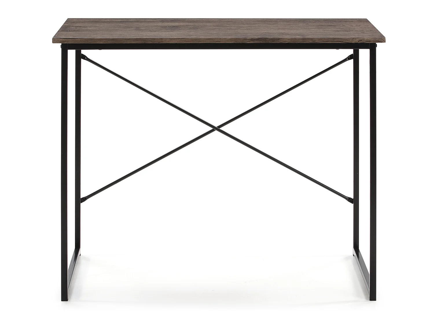 Scrivania Cáceres nera, 90 (lunghezza) x 50 (profonditá) x 74 (altezza) cm