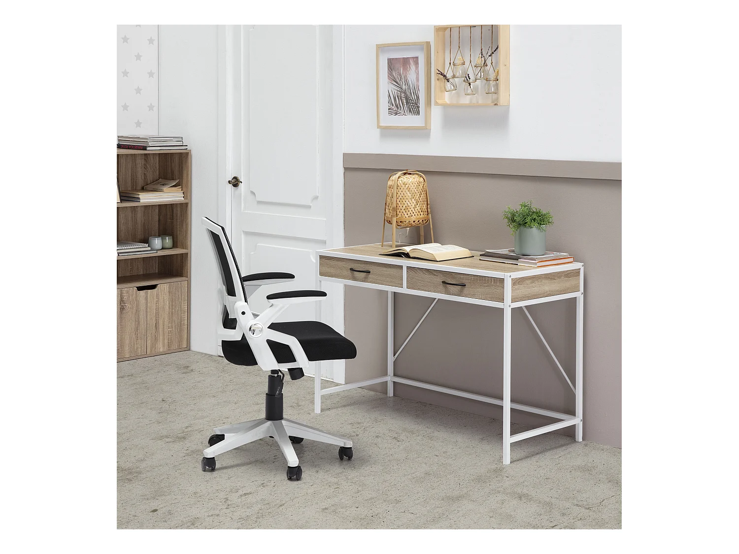Schreibtisch Tulum Weiß 110 cm