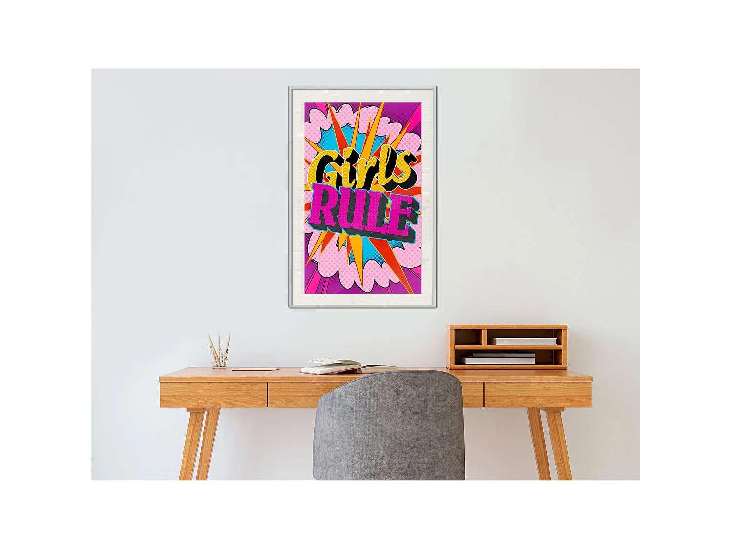 Tableau cadre Règle des filles - 20 x 30 cm