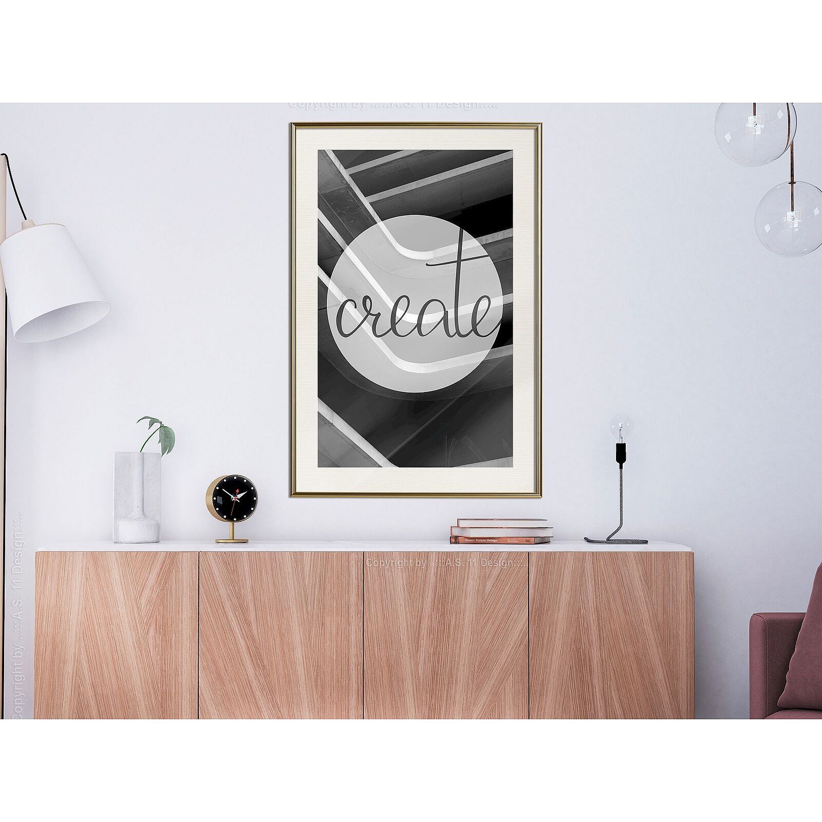 Tableau cadre Créer - 40 x 60 cm