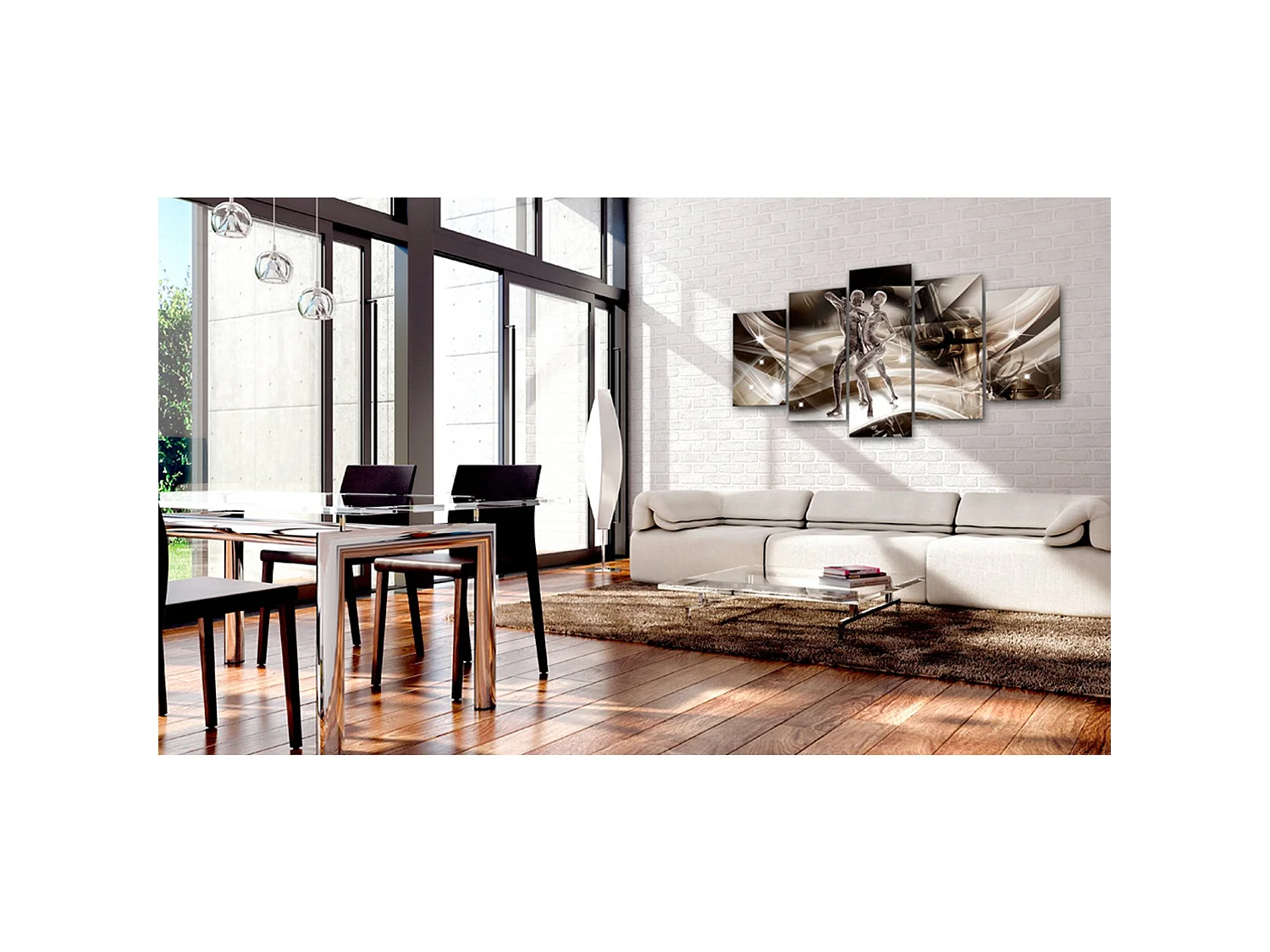 Tableau Galaxy of Dance - 100 x 50 cm