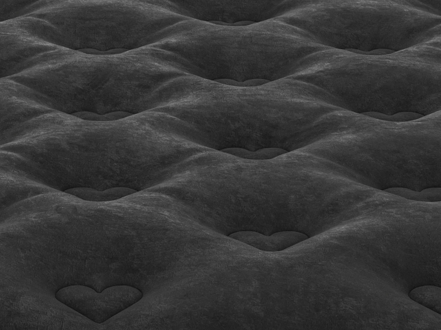 Matelas 160 x 200 cm ressorts ensachés surmatelas intégré ép.28cm - BLACK DREAM de YSMÉE