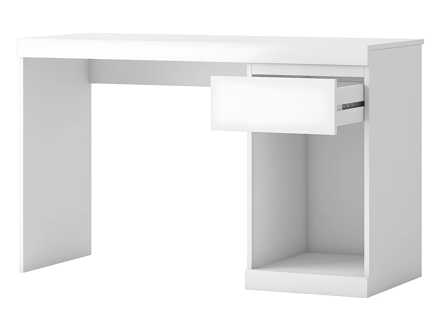 Schreibtisch Leni 1 Schublade Weiß
