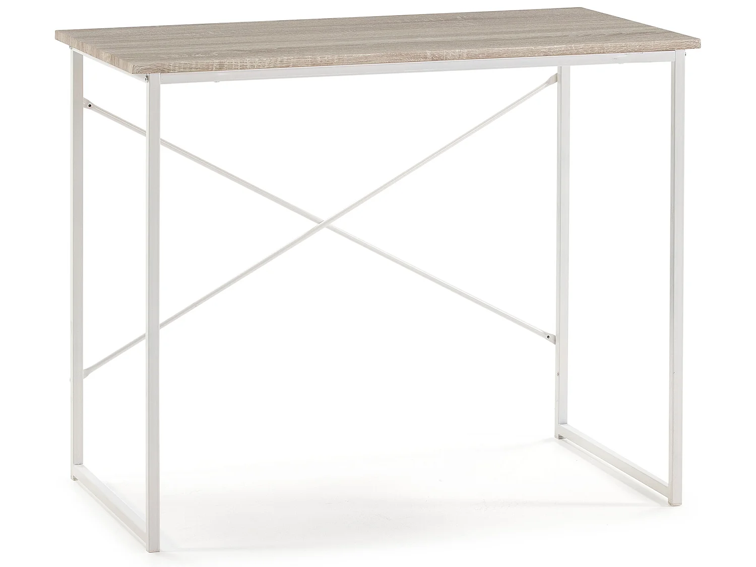Schreibtisch Caceres Weiß 90 cm