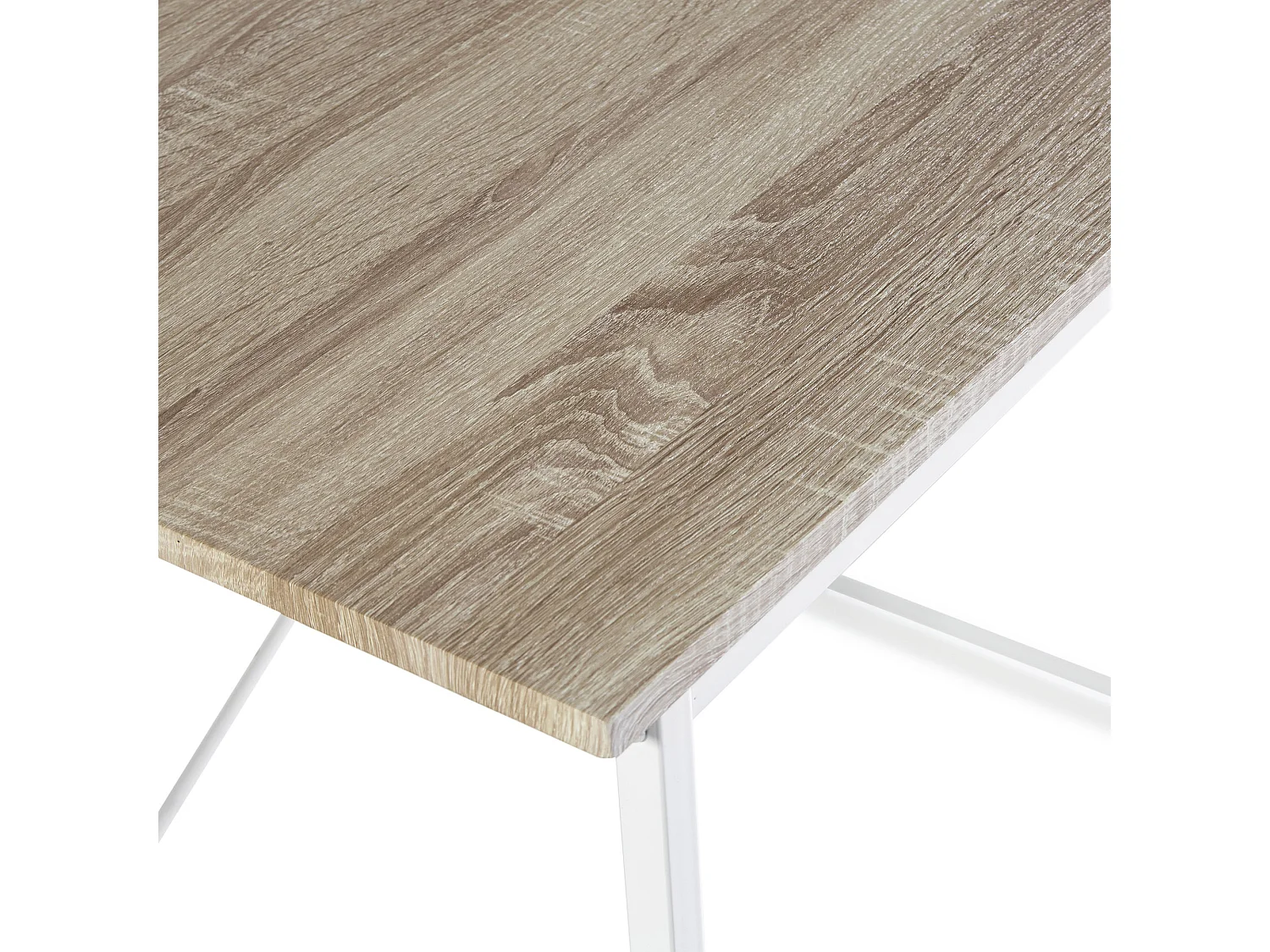 Schreibtisch Caceres Weiß 90 cm