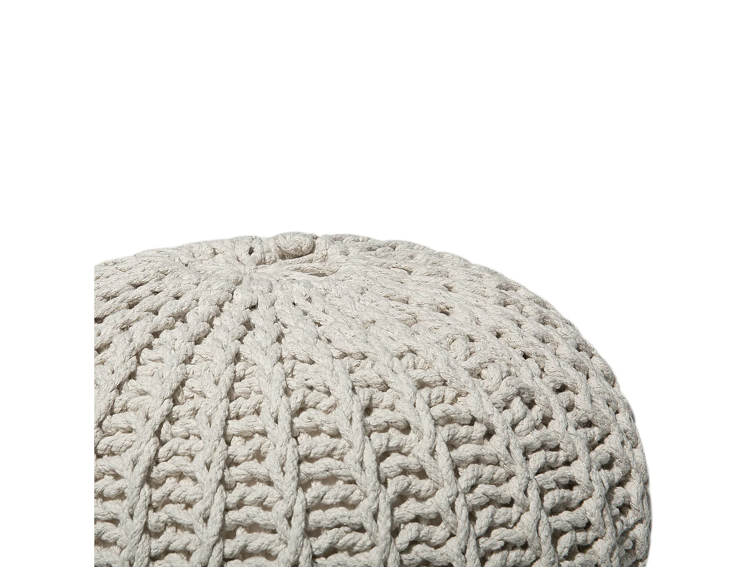 Pouf CONRAD Coton Beige