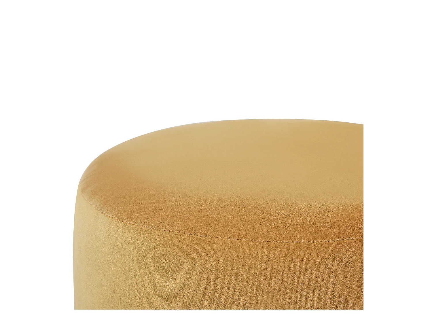 Puf SOPHIA Terciopelo Mostaza 39 cm 39 cm 40 cm