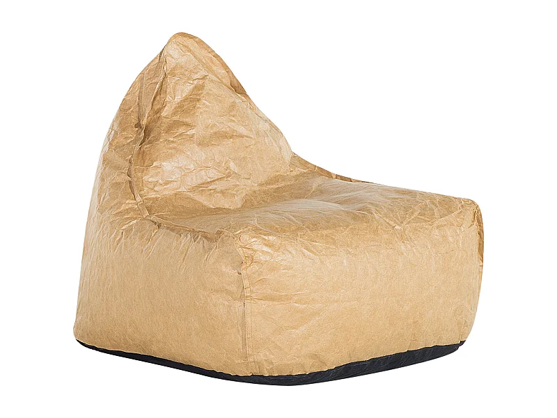 Pufe 200 L DROP 63 cm 75 cm Castanho dourado