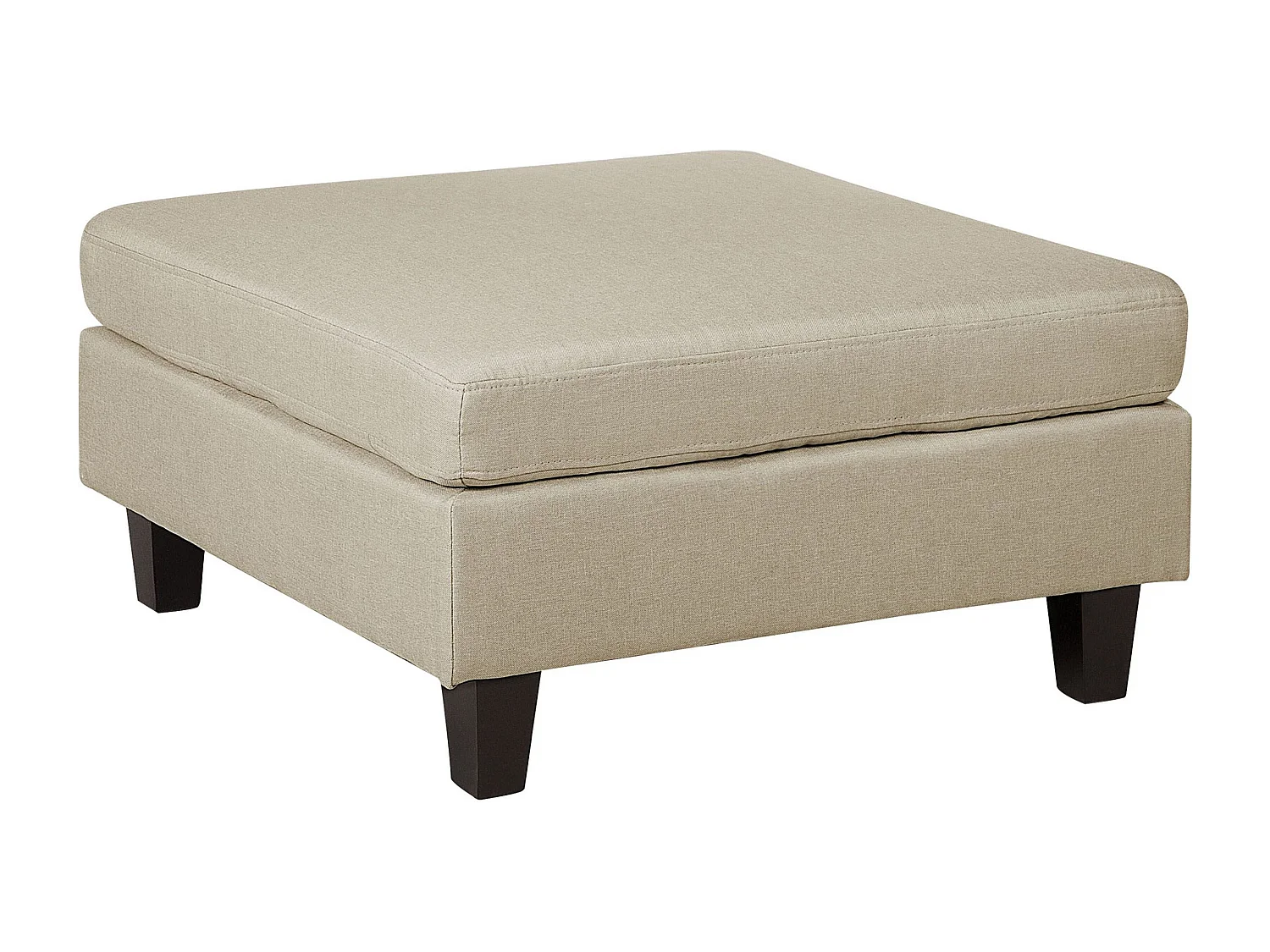 Moderne Ottomane Polsterbezug in Beige Fevik