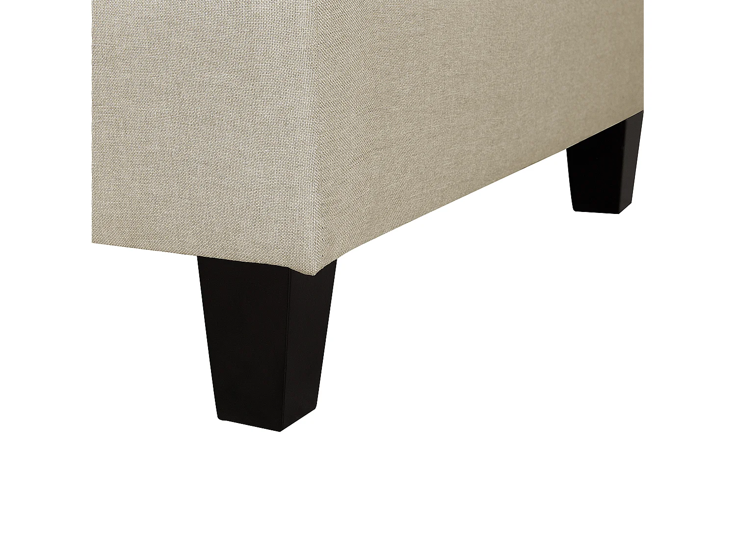 Ottomane FEVIK Stoff Beige