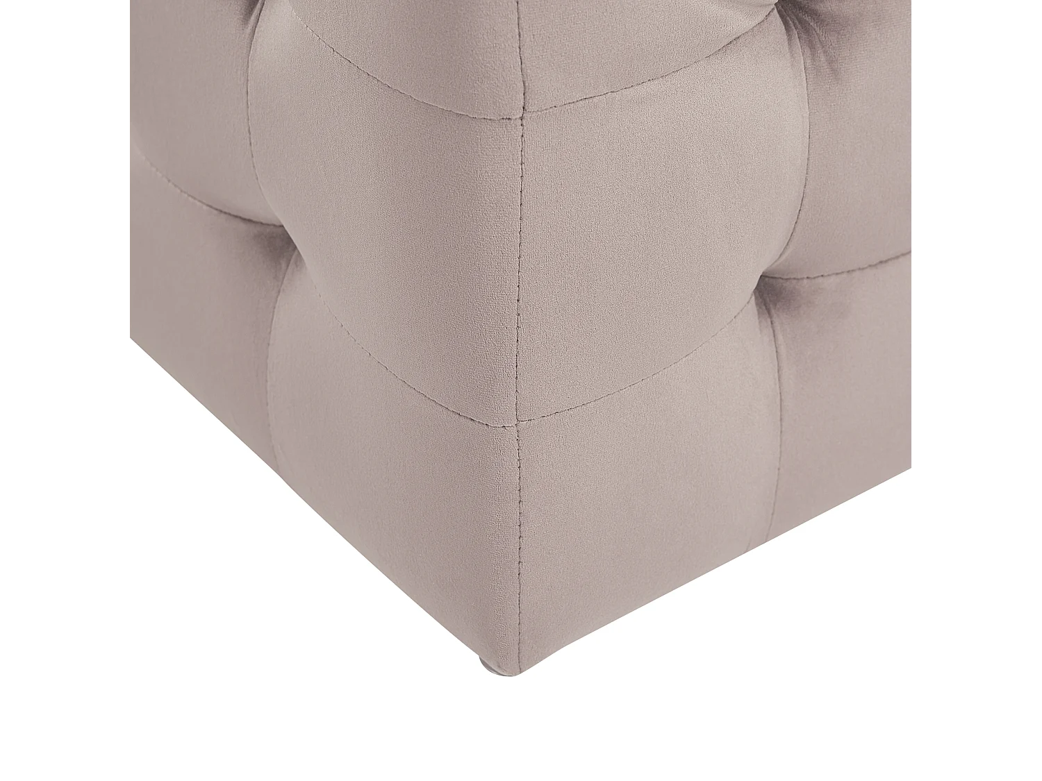 Otomana con almacenaje MICHIGAN Terciopelo Rosa