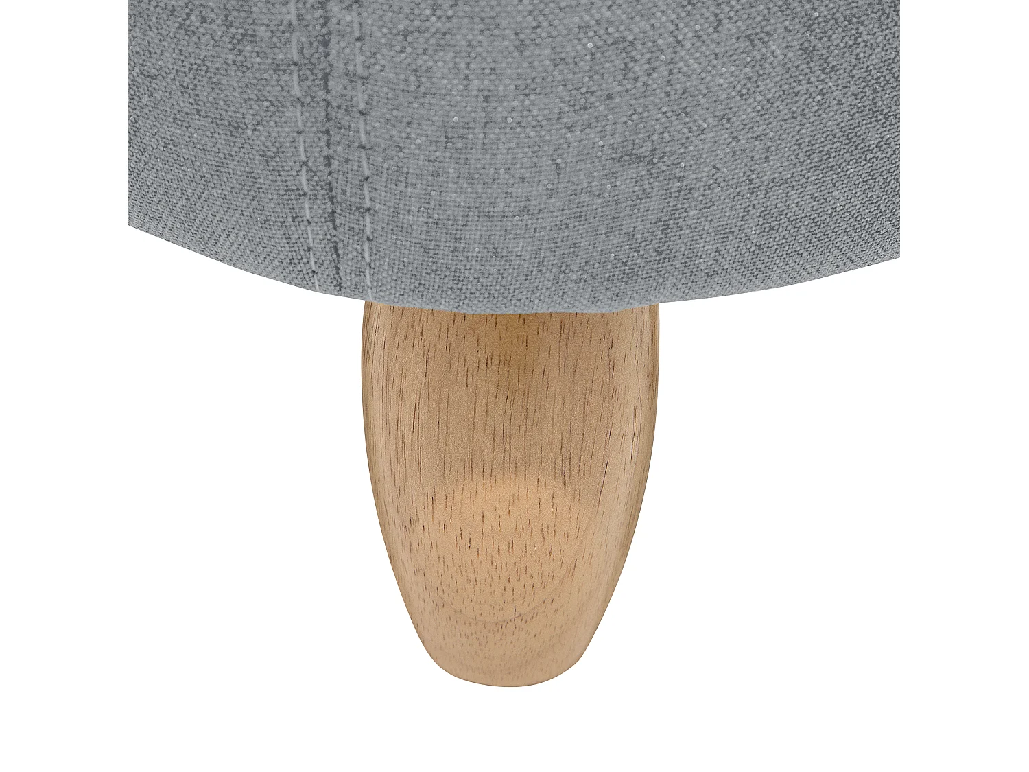 Pouf animaletto in tessuto grigio chiaro animaletto PIGGY