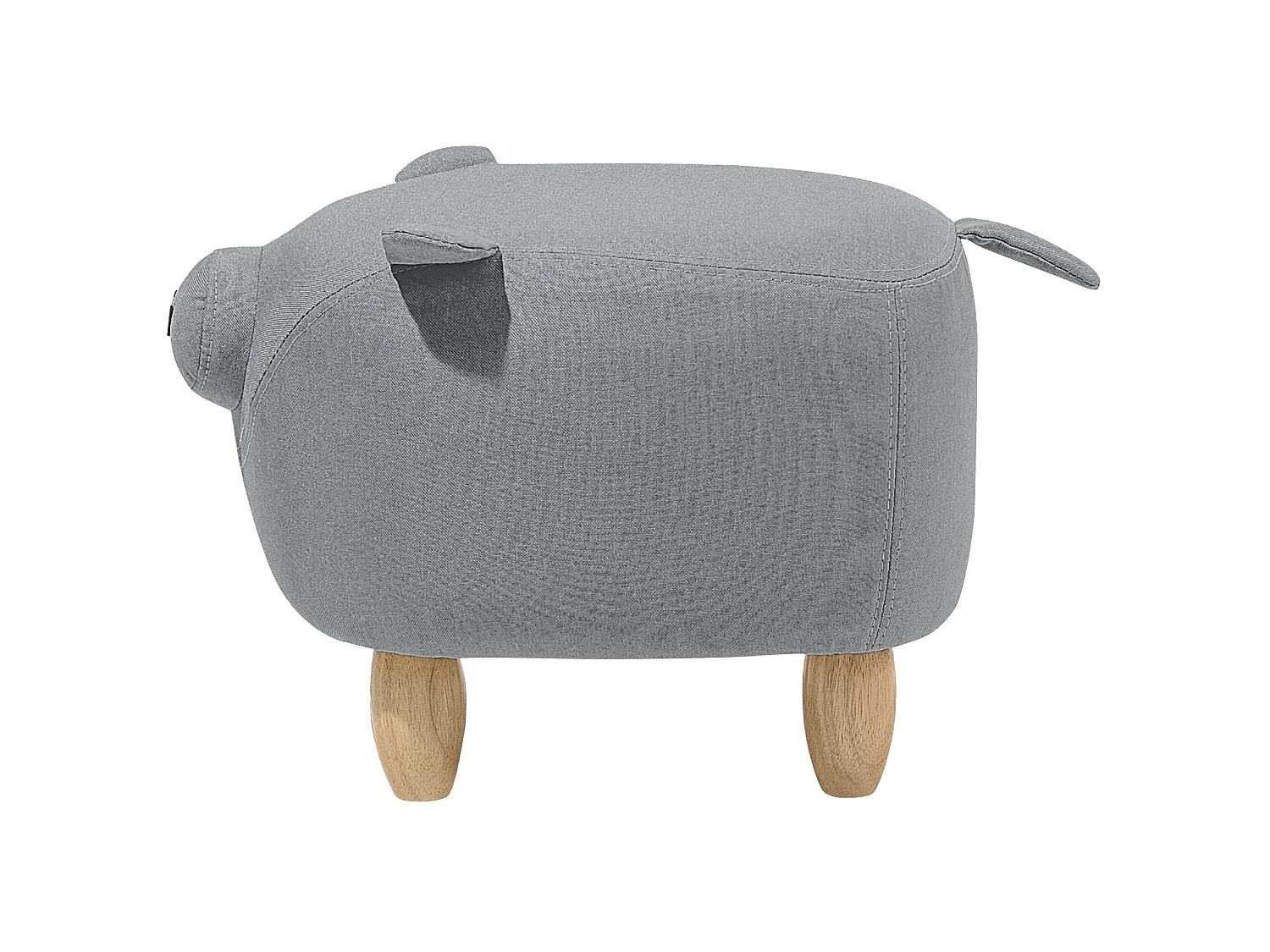 Dierenpoef PIGGY Stof Lichtgrijs