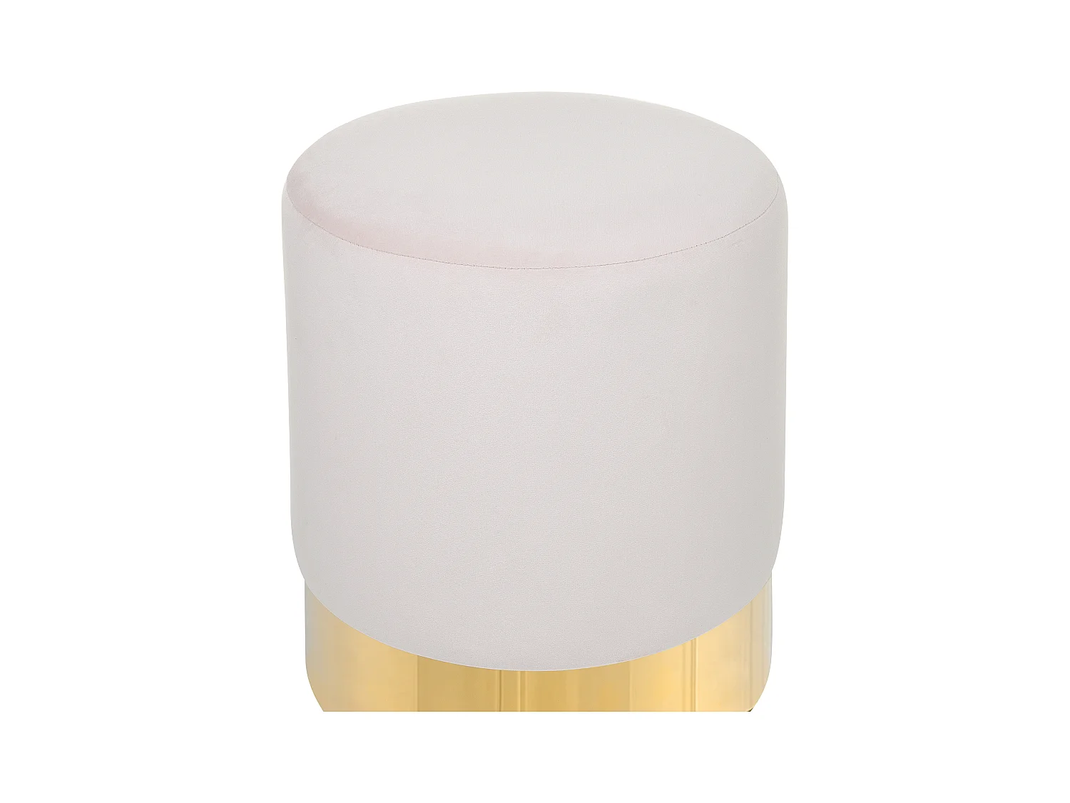 Puf SOPHIA Terciopelo Rosa 39 cm 39 cm 40 cm