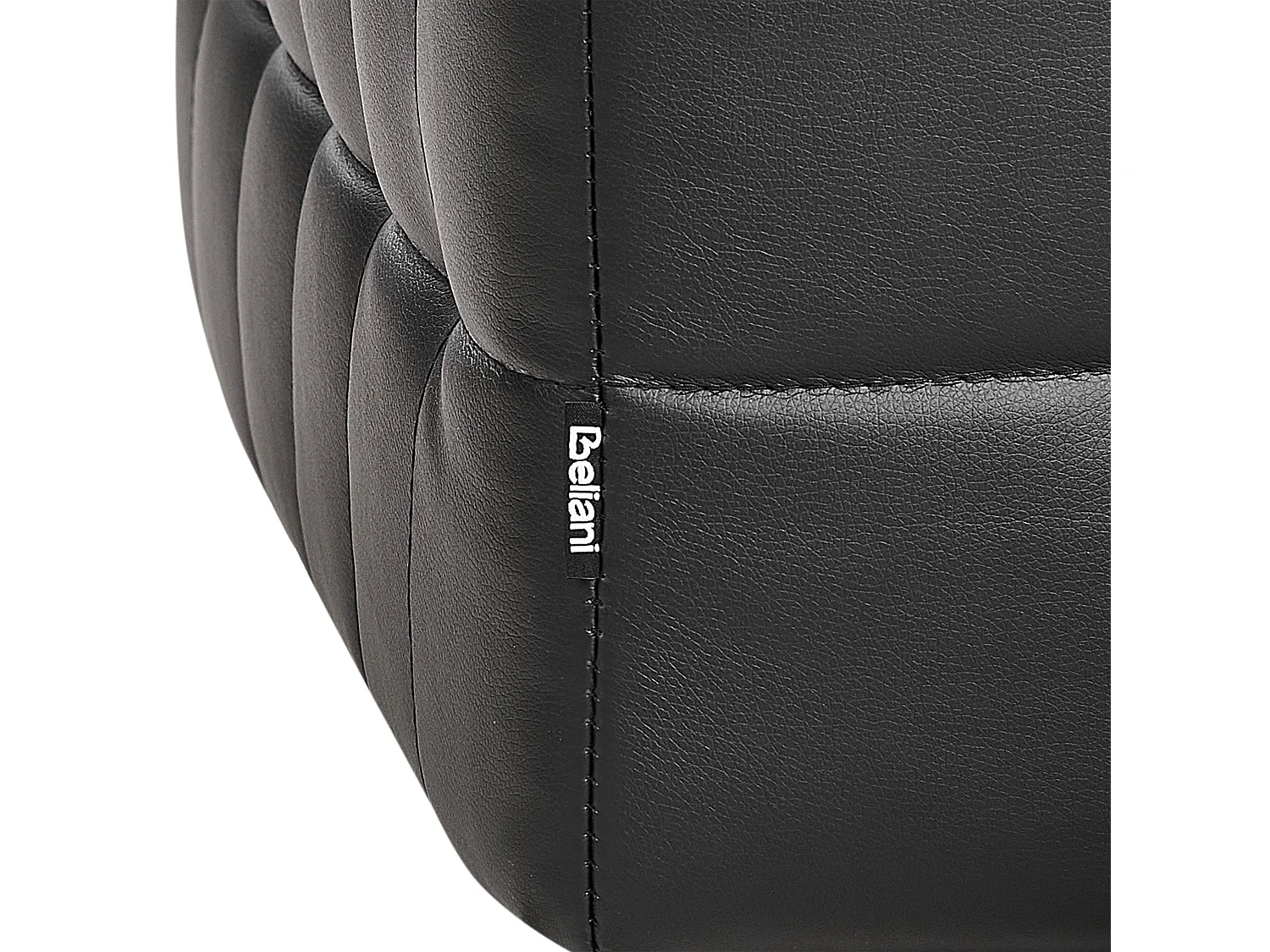 Hocker mit Stauraum Deckel Kunstleder schwarz Bettbank Truhe Modern Michigan