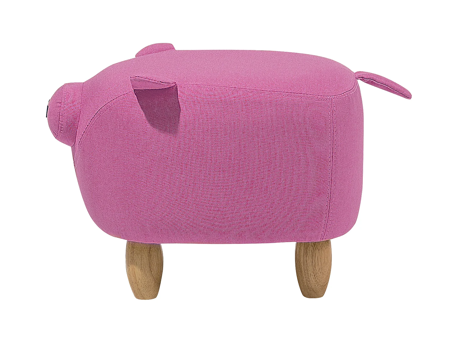 Tierhocker PIGGY Stoff Rosa