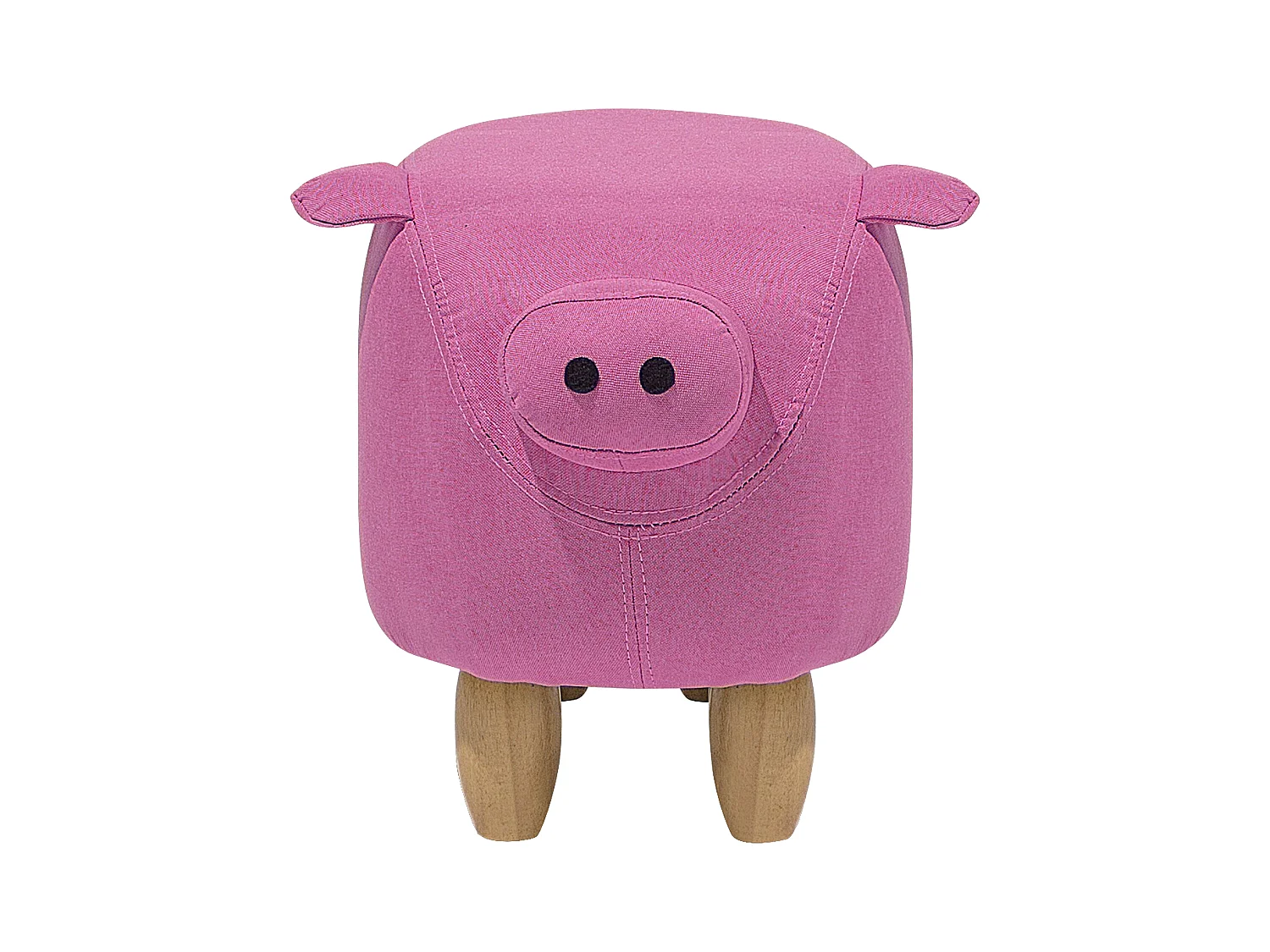 Tierhocker PIGGY Stoff Rosa