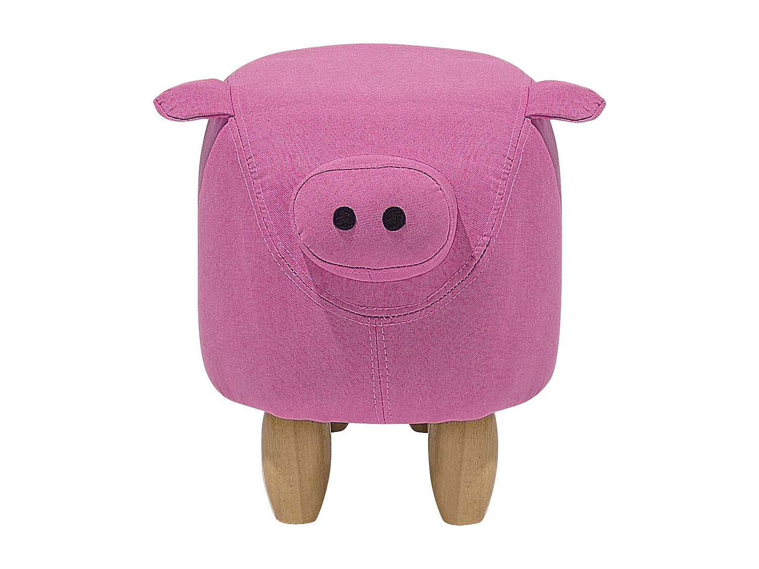 Tierhocker PIGGY Stoff Rosa
