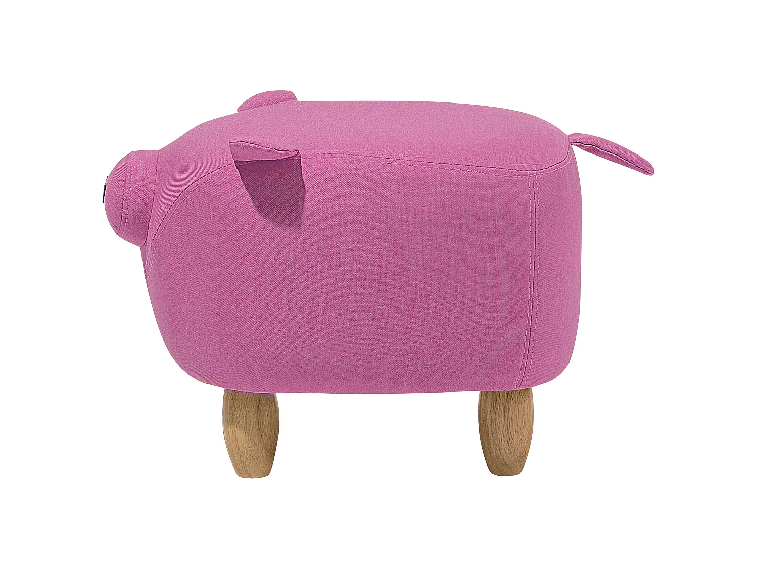 Animal Stool PIGGY Fabric Pink Pig