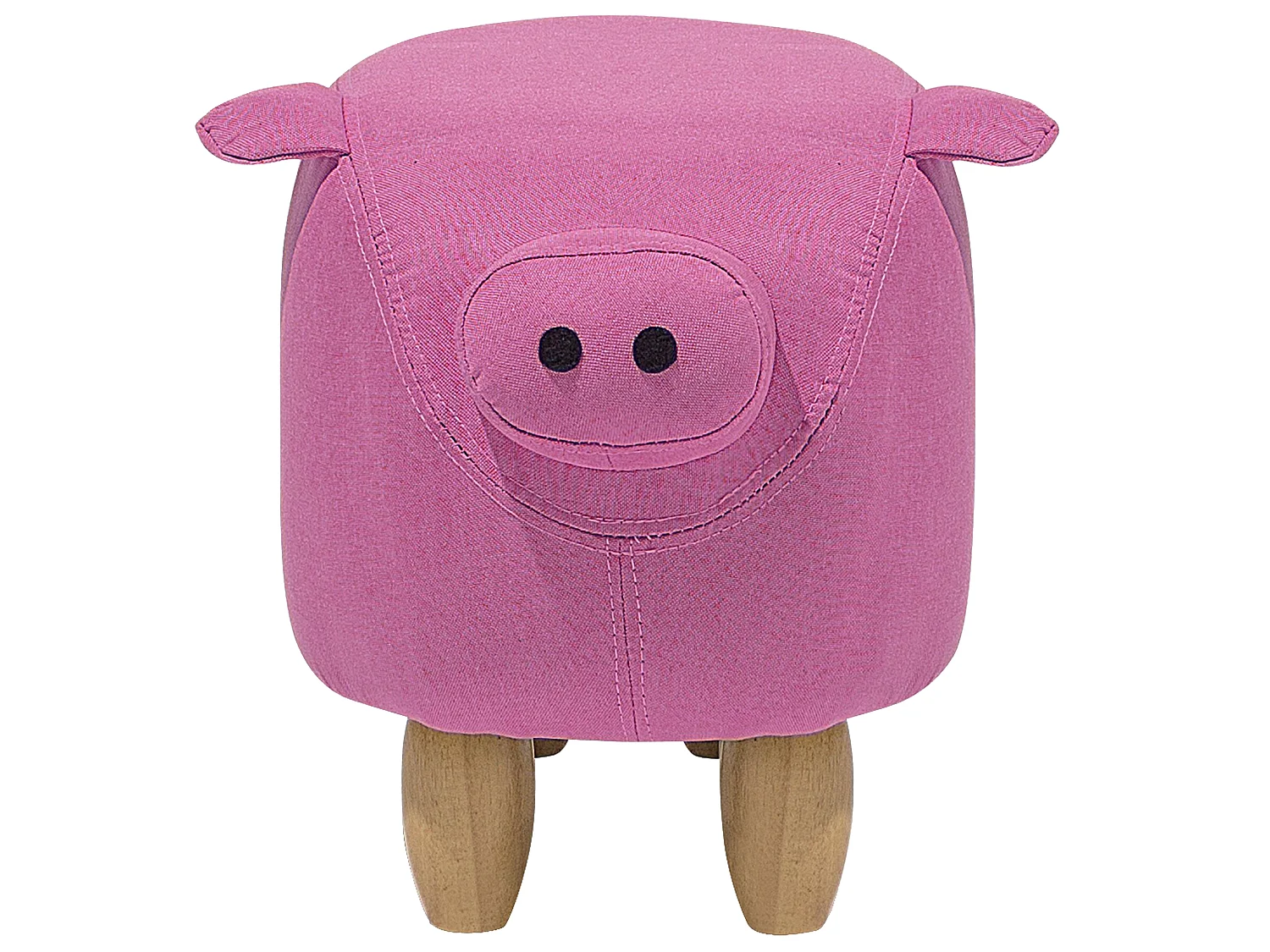 Animal Stool PIGGY Fabric Pink Pig