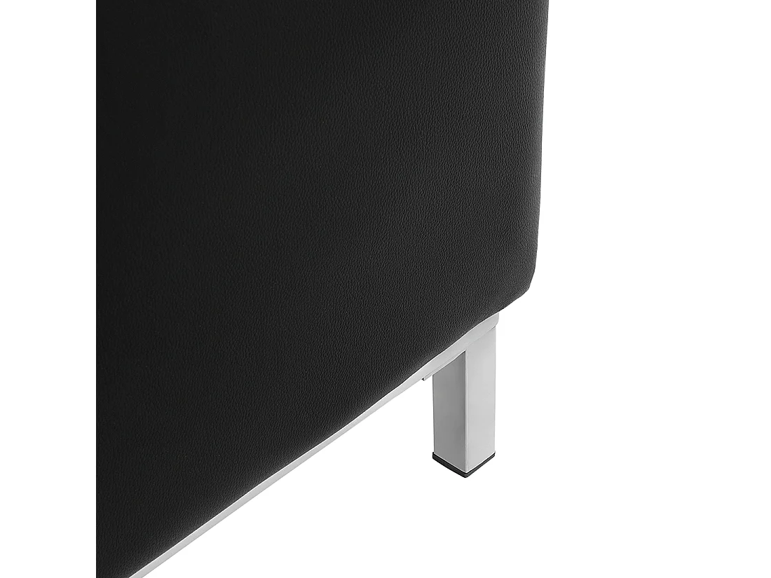 Ottoman OSLO Cuir Noir