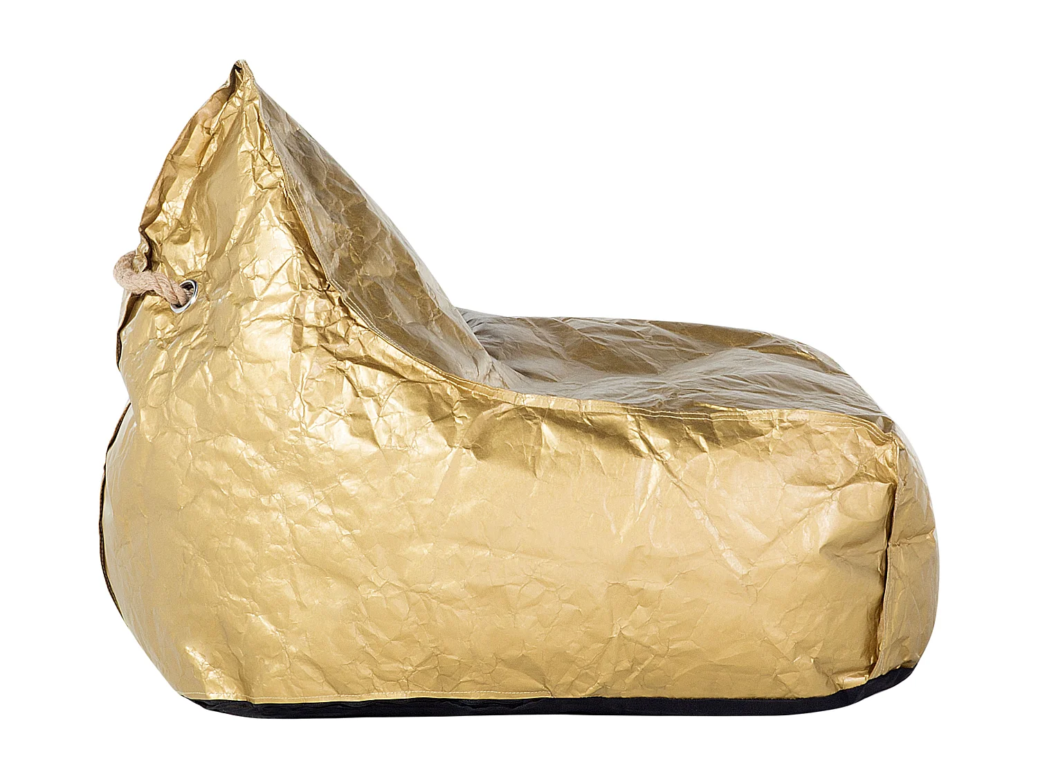 Pouf poire 200 L DROP 63 cm 75 cm Doré