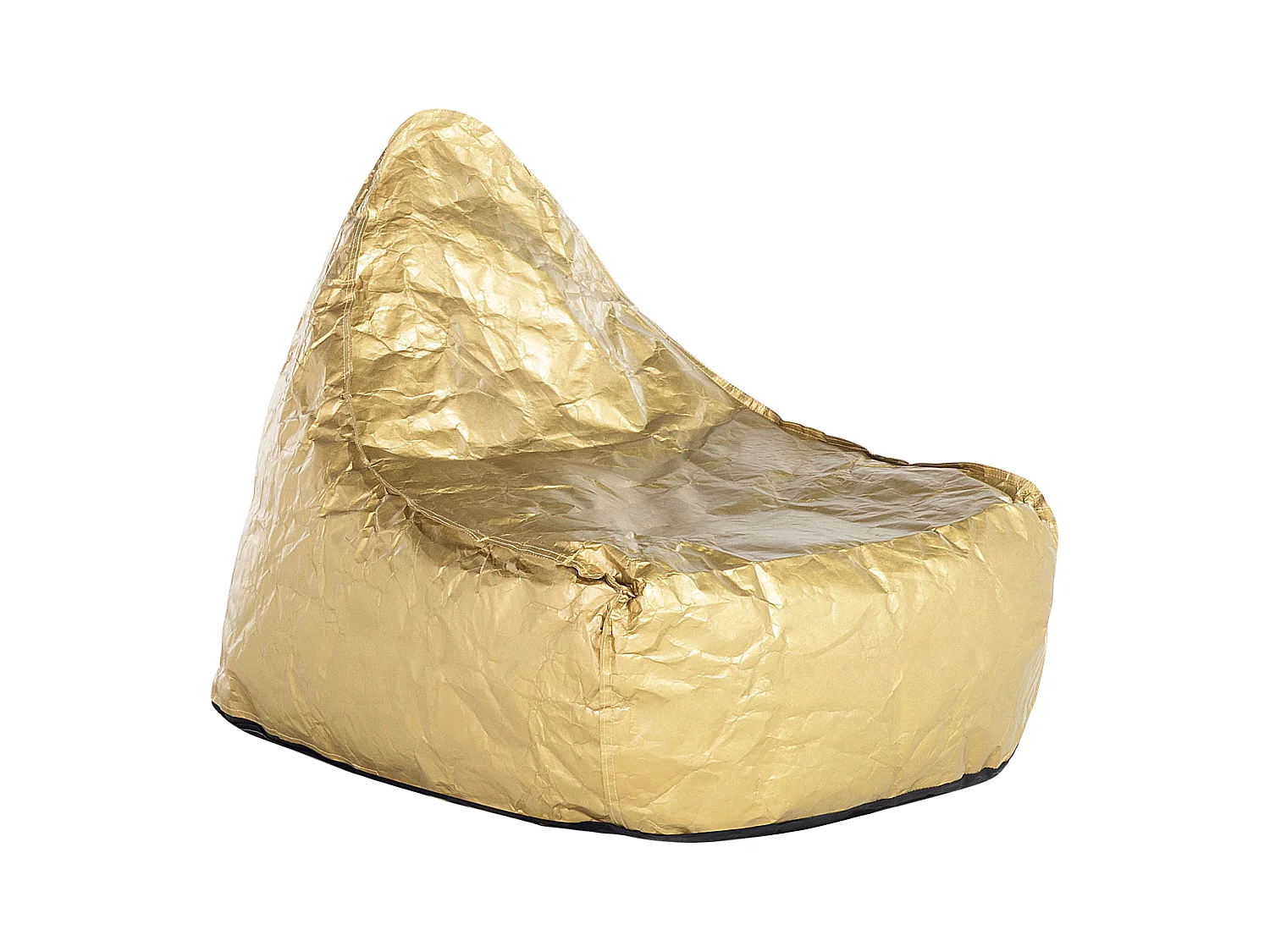 Pouf poire 200 L DROP 63 cm 75 cm Doré