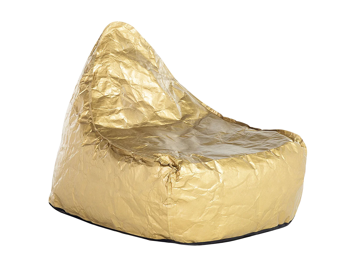Pouf poire 200 L DROP 63 cm 75 cm Doré