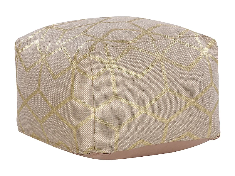 Puf MAMALA Beige 67 cm 67 cm 43 cm
