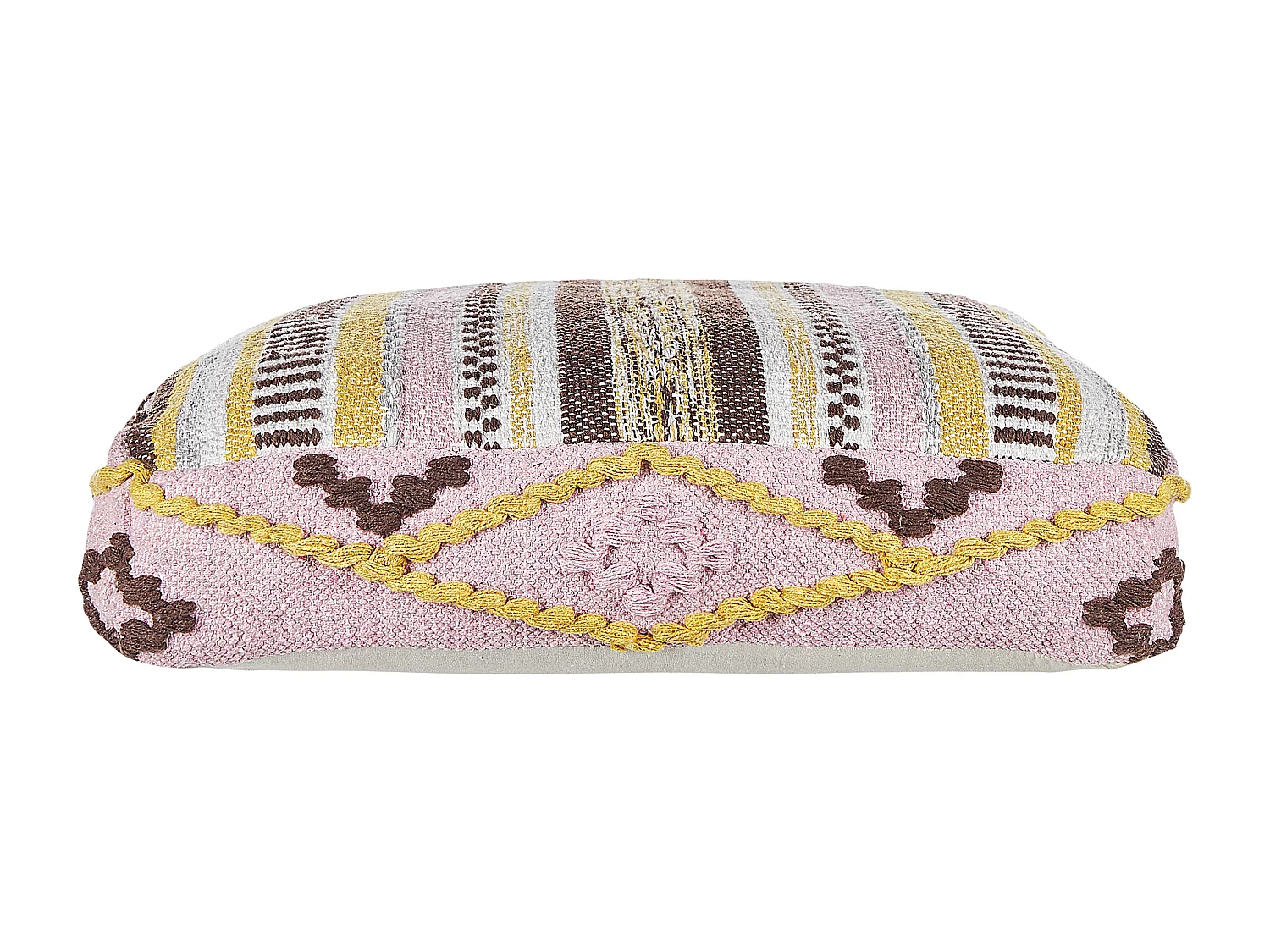 Pouf MAPLE Cotone Multicolore 60 cm 60 cm 12 cm